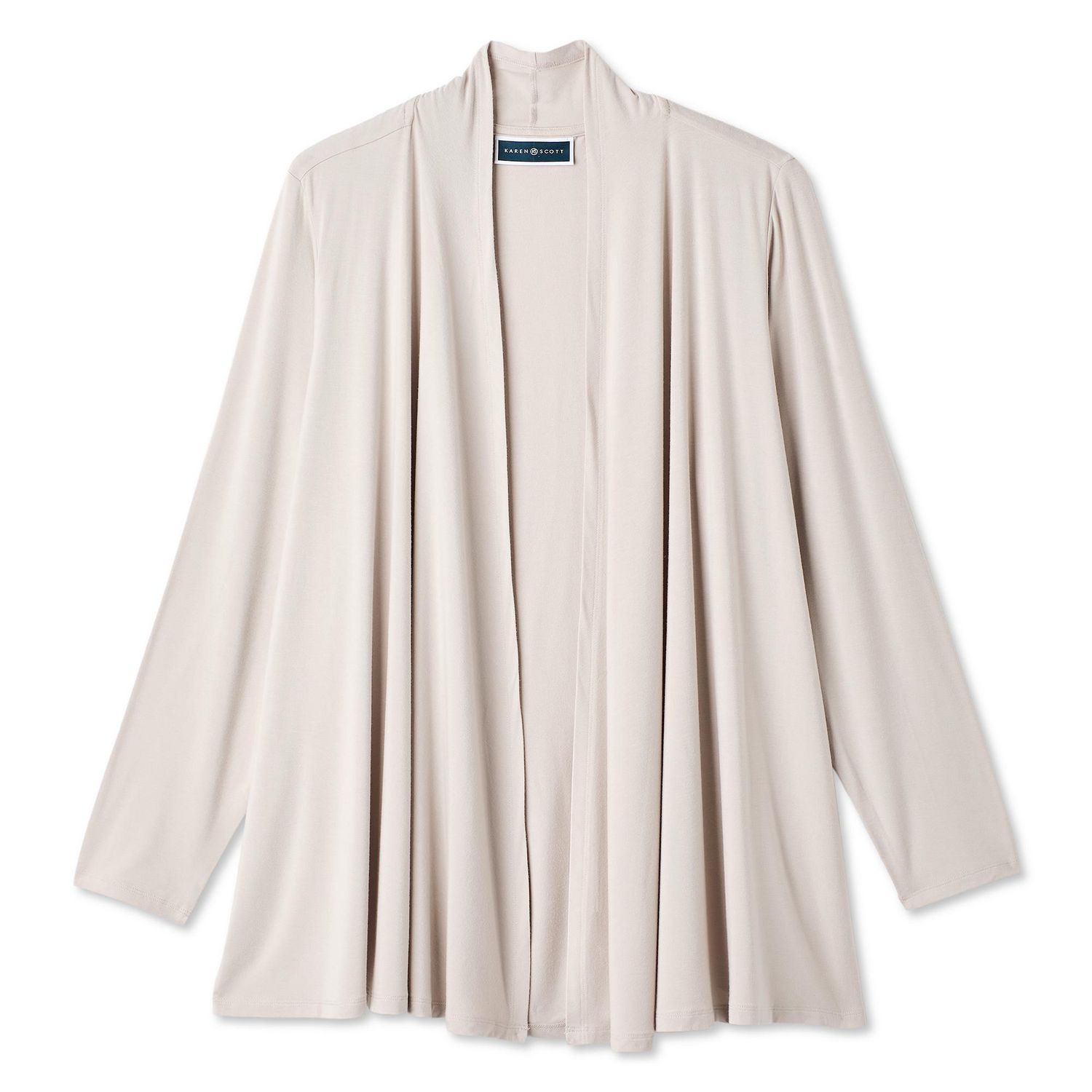 Cardigan avec motif en cascade Karen Scott Plus pour femmes