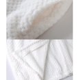 thumbnail image 4 of Ladies Zip Fleece Waffle Long Dressing Gown Fluffy Towelling Bathrobe Sleepwear, 4 of 5