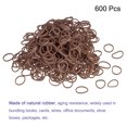 thumbnail image 3 of Unique Bargains Rubber Band, Rubber Elastic Band with Clips for Home Office Brown 600Pcs, 3 of 5