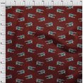 thumbnail image 3 of oneOone Silk Tabby Fabric Branch & Bird Block Print Fabric By The Yard 42 Inch Wide, 3 of 4