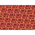 thumbnail image 1 of Ahgly Company Tapis d'Intérieur Rectangulaire Transitionnel Orange Rouge Orange Lavable à la Machine, 4 Pieds x 6 Pieds, 1 of 7
