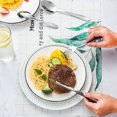 thumbnail image 4 of 24 Piece Flatware Set Stainless Steel Cutlery with Knife Fork Spoon Teaspoon Dinnerware Cutlery Set with Gift Box, 4 of 9