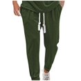 thumbnail image 2 of AherBiu Joggers for Men Drawstring Elastic Waist Sweatpants Silm Fitted Loose Athletic Running Workout Pants with Pockets, 2 of 6