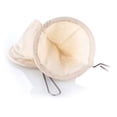 thumbnail image 4 of CIMAXIC Sac Filtre à Café Réutilisable en Flanelle pour Café et Thé, Passoire avec Poignée en Acier Inoxydable, Accessoires pour Cafetière à Filtre, 8,46 Pouces X 4,53 Pouces X 2,76 Pouces, 4 of 4