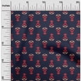 thumbnail image 1 of oneOone Viscose Jersey Fabric Leaves & Floral Block Printed Craft Fabric BTY 60 Inch Wide, 1 of 4