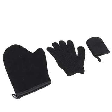 Mitaine de Bronzage Sans Soleil, 3 Pcs Mitaines d'Auto-bronzage Mitaine d'Auto-bronzage Design Épuré