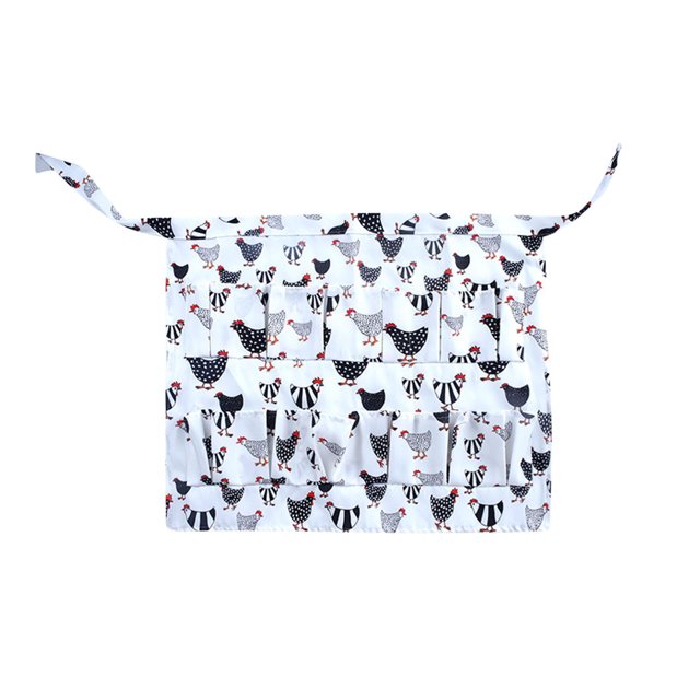 PEONAVET A Apron Fashion Collecting Apron Pockets Holds Chicken Farm Home Apron