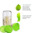 thumbnail image 2 of 2pcs Grow Bean Sprouts Alfalfa Sprouting Lids Jar Seed Salad Sprouts Lids Plastic Jar Seed Sprouting Planting Lids, 2 of 9