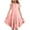 Pink—Prime Deals 2025, variant on Milgrthf Girls Dresses Kids Summer Double Layer Ruffle Sleeve Dress 6-12 Years Blue