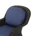 thumbnail image 3 of Noble House Alhambra Ensemble de 5 Pcs Chaise Pivotante Extérieure et Foyer en Brun Foncé, 3 of 38