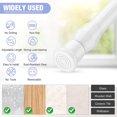 thumbnail image 4 of DEXING 4 Pack Window Security Bar, Window Safety Bars, Adjustable Sliding Glass Door Lock, Window Lock Bar for Children Home, Extends from 15.8-27.6 Inches (White), 4 of 4