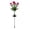 RD, variante sur EGNMCR Lumières Fleur de Lotus à Énergie Solaire pour l'Extérieur, Jardin et Pelouses, Piquets Décoratifs de Sol, Lumières DEL de Paysage Nocturne Simulé, Lumières Décoratives de Cour, Piquets de Sol en Plastique