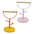 thumbnail image 4 of 2Pcs Parrot Training Perch Stand Wooden Bird Stand Bird Perch Rack Bird Supplies, 4 of 8