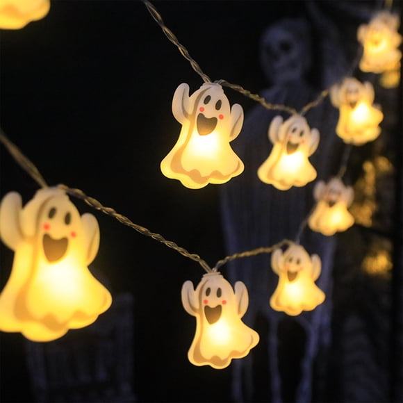RKSTN Décorations Halloween Lumières d'Halloween à Piles Lumières d'Halloween Décorer Guirlande Lumineuse d'Halloween 120 Pouces 20 Lumières Déco d'Halloween