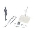 thumbnail image 2 of serony 15cm Figures Body Set with Figure Figure Figures Body Set Display Set with Box Stand Holder Set with for Bedroom Decor Female Gray, 2 of 9