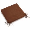 thumbnail image 2 of 20-inch by 19-inch Solid Microsuede Chair Cushion, 2 of 4