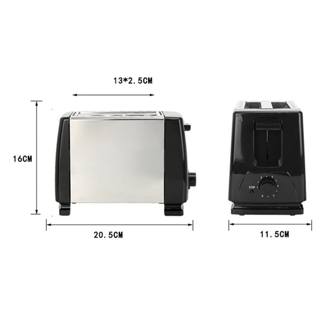 Grille-pain à tranches,BH 002 Grille-pain automatique toaster multifonctions toatre élégant et moderne