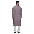 thumbnail image 3 of Atasi Printed Designer Rayon Button Down Casual Kurta With Pajama For Men, 3 of 4