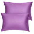 thumbnail image 1 of Unique Bargains Satin Pillowcase Zippered Silky Sateen, 1 of 9