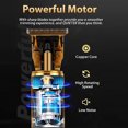 thumbnail image 3 of Hair Clippers for Men, Professional Hair Trimmer Gapped Cordless Rechargeable Edger with LED Display, 3 of 5