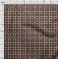 thumbnail image 4 of oneOone Georgette Viscose Brown Fabric Asian Block Sewing Material Print Fabric By The Yard 42 Inch Wide, 4 of 4