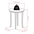 thumbnail image 4 of Fiona 5pc High table & cushion stools, 4 of 4