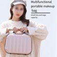 thumbnail image 1 of Makeup Storage Organizer Travel ABS Toiletry Suitcase Large Capacity Business Box Mini Boarding Luggage Cosmetic Case Large Capacity Bag Yellow, 1 of 7