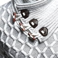 thumbnail image 5 of Qertyioot Chandail à Rabais pour Hommes Chandail à Col Châle pour Hommes Décontracté Ajusté à Boutons Tricot Texturé, 5 of 5