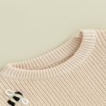 thumbnail image 3 of Chandails à Col pour Bébé Manches Longues Pulls Tricotés Amples, 3 of 7