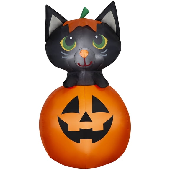 Airblown Yard Inflatables Halloween Light Black Cat
