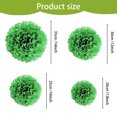 thumbnail image 4 of pitrice Paper flower ball grass green 4102, 4 of 9