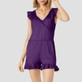 thumbnail image 2 of QHFBli Swim Romper with Built in Bra and Pockets Swim Dress Modest One Piece Swimsuit Full Coverage Bathing Suit, 2 of 6