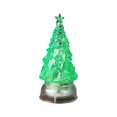 thumbnail image 3 of Lksixu Crystal Christmas Tree, Christmas Decorations 5.1" Pre-lit Tabletop Christmas Tree Figurine with LED Lights, Battery Operated Glowing Xmas Tree Night Lamp Table Centerpiece for Holiday Party, 3 of 7