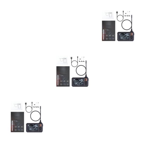 mmirethe Simple And Easy To Operate Triple Lens Sewer Inspection Camera Wide Application 1 m 3Set