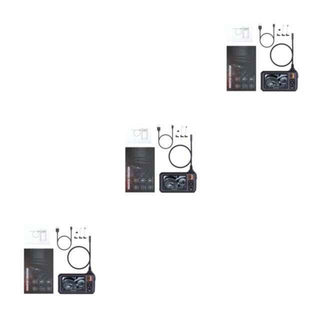 mmirethe Simple And Easy To Operate Triple Lens Sewer Inspection Camera Wide Application 1 m 3Set