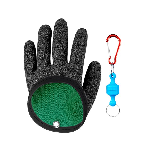 Birdeem Gants de Pêche Magnétiques Anti-Perforation