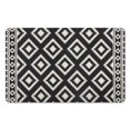 thumbnail image 1 of Upgrade to Elegance with our 20x32in Non-Slip Tribal Style Bath Rug Runner - Luxury Microfiber Bathroom Rugs, Machine Washable. Perfect for Your Tub and Shower Floor!, 1 of 5