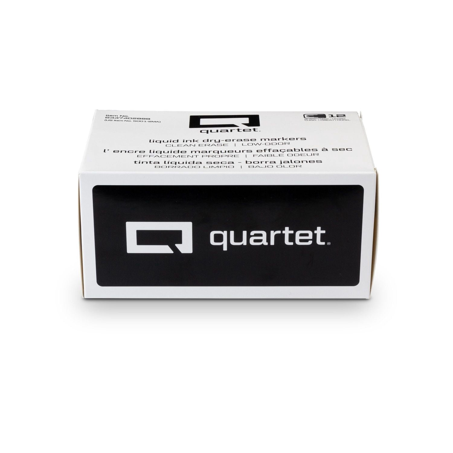 Quartet Marqueurs effaçables à sec EnduraGlide noir