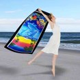 thumbnail image 5 of TopLLC Beach Towel Microfiber Beach Towel Super Lightweight Colorful Bath Towel Sandproof Beach Blanket Multi-Purpose Towel For Travel Swimming Pool 28x55 Inch, 5 of 5