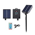 thumbnail image 1 of Solar Lights Outdoor Outdoor Tent Light Beach Sun Shading Solar Clip Umbrella Light 8-Mode Clip and Ground Plug Usb Charging Solar String Lights Outdoor, 1 of 9