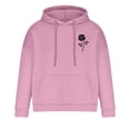thumbnail image 4 of QIPOPIQ Men's Loose Fit Midweight Logo Sleeve Graphic Sweatshirt Clearance, 4 of 6