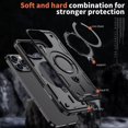 thumbnail image 4 of [PST] iPhone 12 / 12 Pro Ring Case, Shockproof Magsafe Compatible Kickstand Back Cover with Ring Stand, 4 of 4