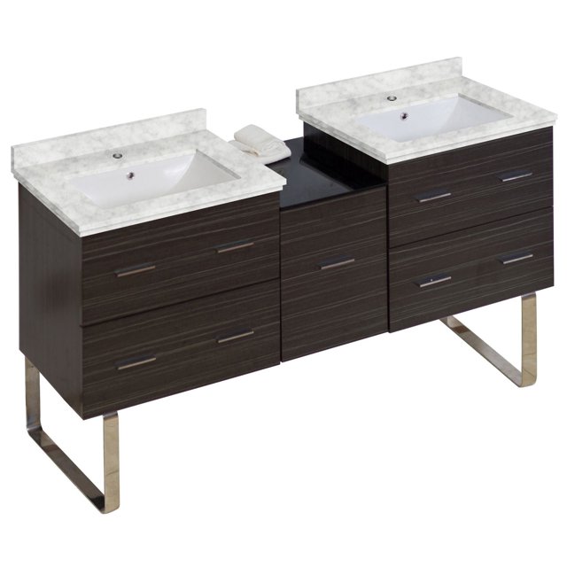 American Imaginations 61.5-in. W Vanity Set AI-18956