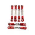 thumbnail image 3 of stanreset RC Turnbuckle Linkage Set Modified Parts Servo Connect 1/10 Vehicle Toy Pull Rods Kit Accessories Upgrade Part Red Red, 3 of 6