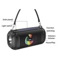 thumbnail image 3 of Portable Bluetooth Speaker With 5 W Output, 1200 mAh Power Bank, Built-in Handle, 10 m Range, Black Blue Red, 3 of 8