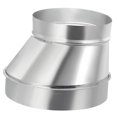 thumbnail image 1 of Uxcell Réducteur de Conduit Excentré de 8 Pouces à 6 Pouces, 1 Pcs Connecteur de Conduit en Fer Galvanisé Adaptateur Rond pour Conduit d'Air Raccord de Tuyau, 1 of 5