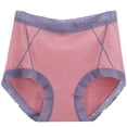 thumbnail image 1 of AherBiu Womens Plus Size Underwear Cotton Breathable Stretch Ladies Panties High Waisted Full Coverage Briefs, 1 of 4