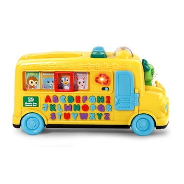 LeapFrog Phonics Fun Animal Bus - Véhicule à pousser bus jouet pour tout-petits - Version anglaise