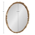 thumbnail image 2 of Kate and Laurel Brynley Decorative Wall Mirror, Gold 24" Diameter, 2 of 9