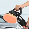 thumbnail image 4 of Waxer Buffer Polisher 1400W 7 Inch/6 Inch  Buffer Polisher Waxer 8 Variable Speed 600-3600 RPM Detachable Handle for Car Boat Sanding Polishing Waxing, 4 of 7